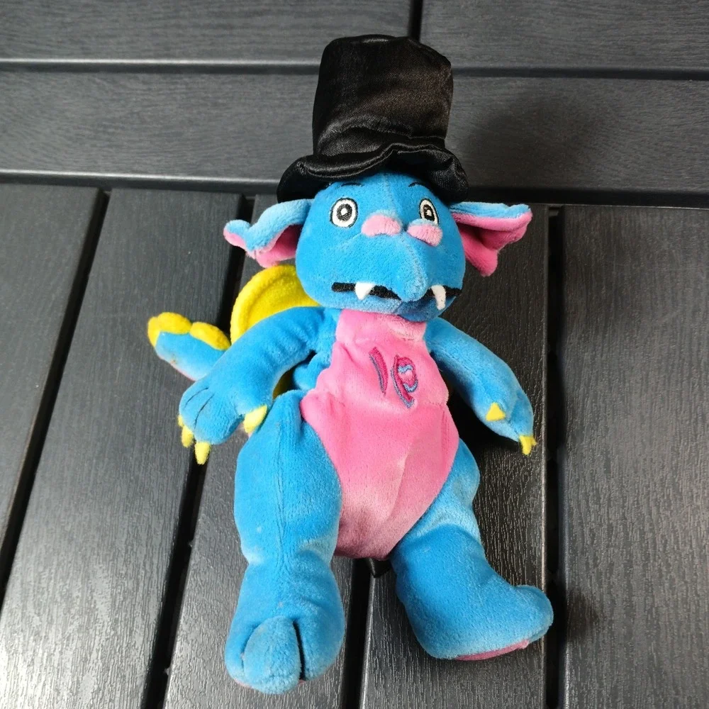 October 1999 Limited Edition Imperial Palace Ippy Mascot Blue Dragon Plush 9 PL4